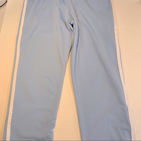 Adidas youth med baby blue NWT superstar track pants w drawstring waist - Picture 14 of 15